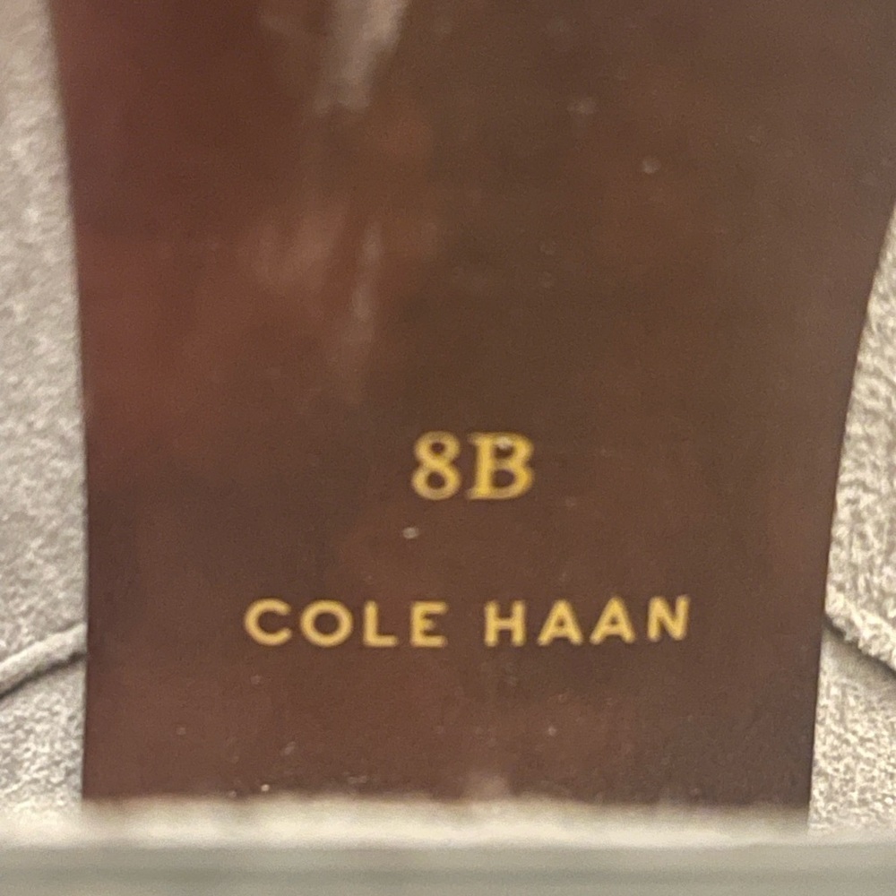 Cole Haan Women's Suede Ankle Boots - gray 8 - Picture 8 of 9